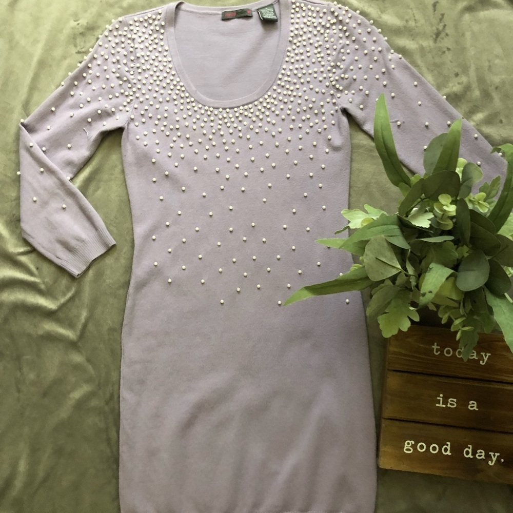 Lavender mini dress